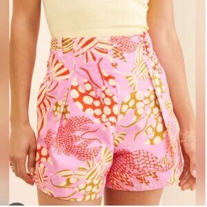 Farm Rio Mixed Lobster Cotton Shorts size L